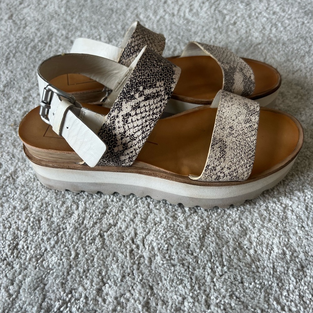 Dolce Vita snakeskin espadrilles